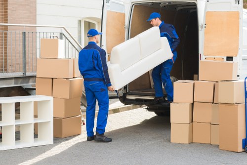 Local man with van removal service helping with a Footscray home move