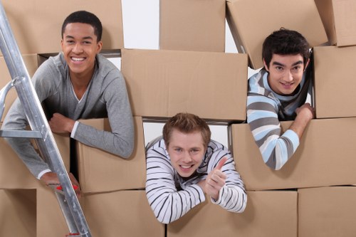 Local removal team managing a commercial move in Footscray