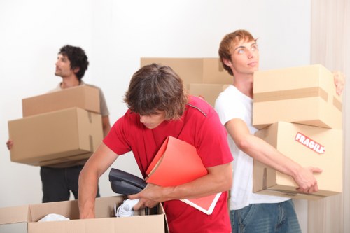 Commercial removals setup for an office or shop relocation in Footscray