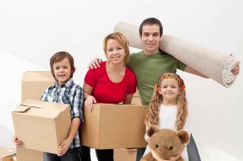 Residential removal service for a Footscray apartment and stair access