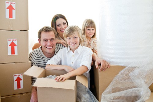 Professional removalists transporting household items in Footscray