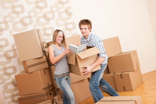 Unpacking service setting up a Footscray office or commercial space