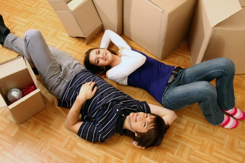 Commercial furniture removal from a Footscray business property