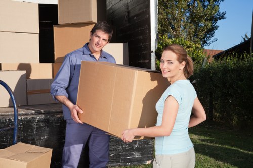 Charitable donation items prepared during a Footscray move
