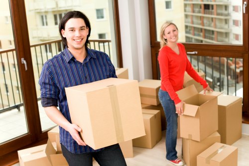 Local Footscray moving team handling furniture transport with care